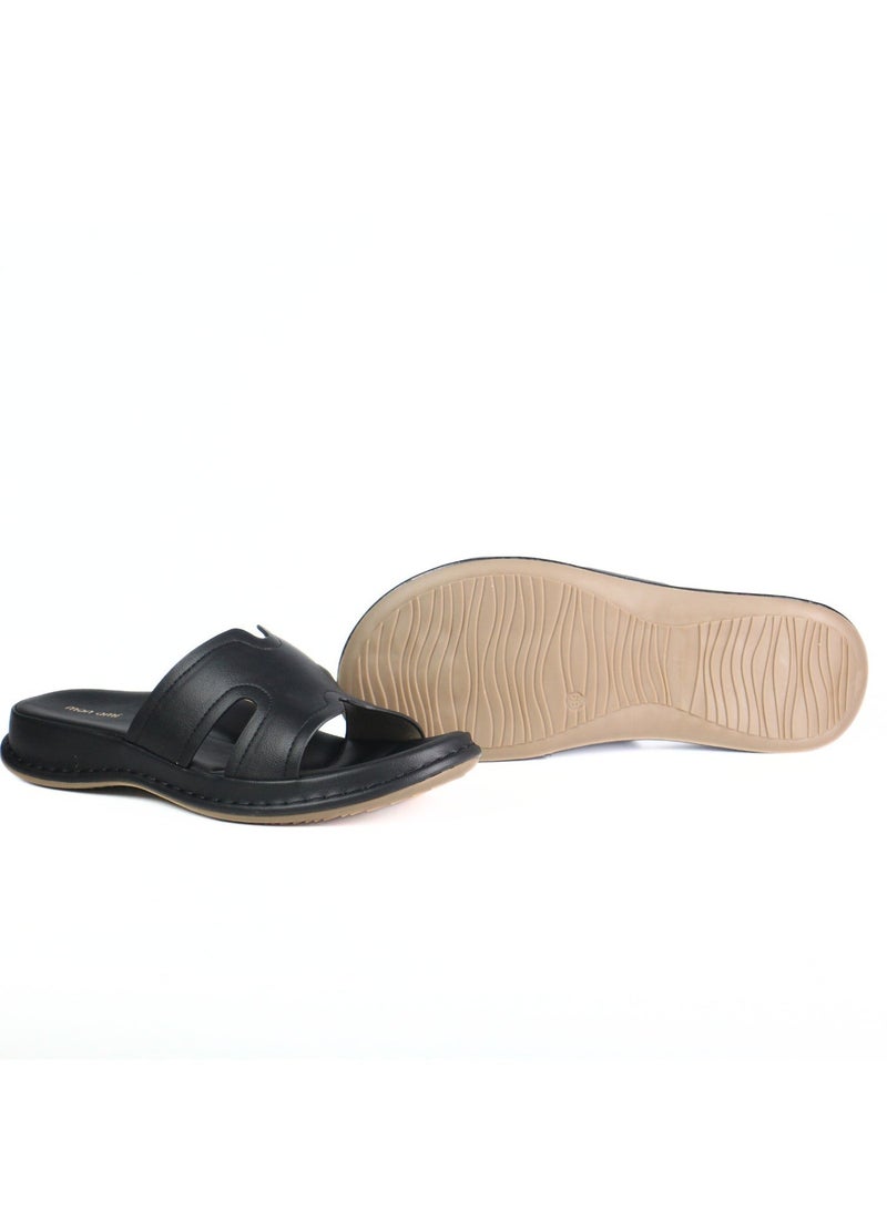 Mon Ami Women Comfort Slide Sandals | Soft Cushioned Footbed | Lightweight Easy Slip On Design | Anti Slip Sole | Open Toe Daily Wear Sandals | Comfortable Footwear For Home Casual Use Walking And Everyday Comfort - Image 5